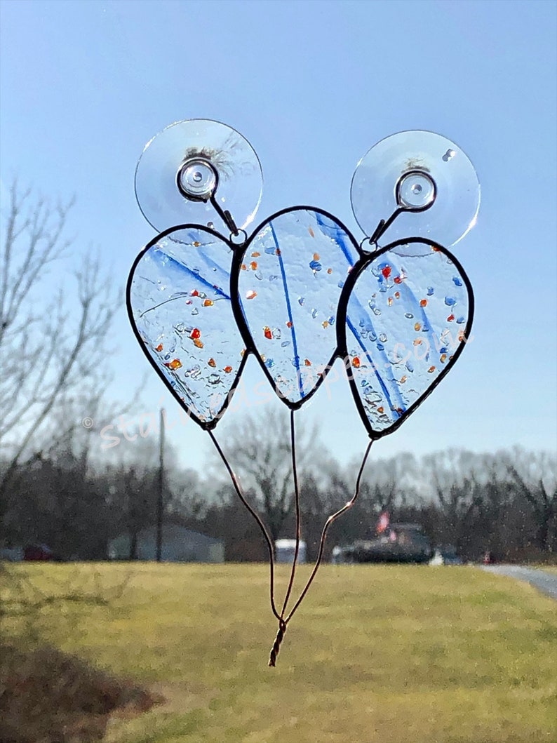 Balloons Stained Glass
