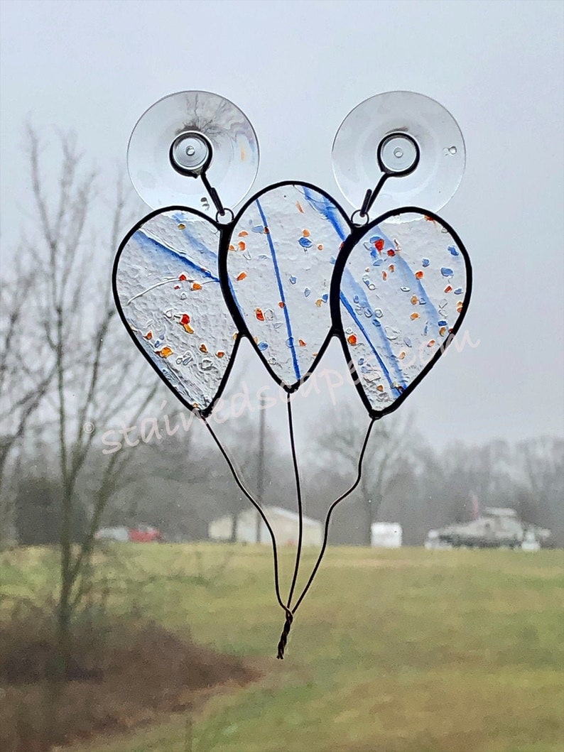 Balloons Stained Glass