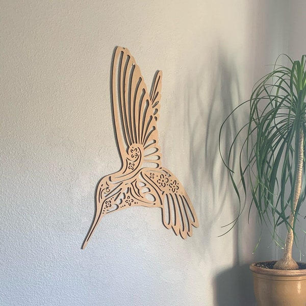 Wooden Bird Wall Art Etsy