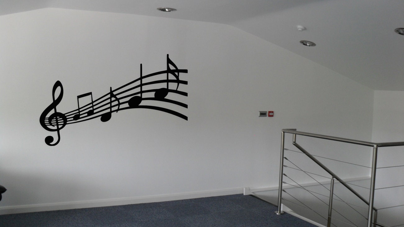 Music Notes Wall Art Wooden Music Notes Music Wall Decor Etsy UK