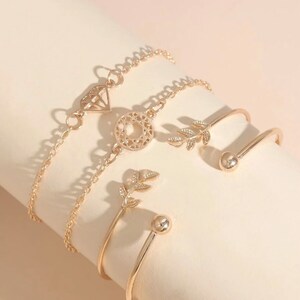 4pcs Golden Bracelet