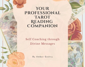 Your Professional Tarot Reading Companion | Self Coaching Through Divine Messages | Workbook | Instant Download