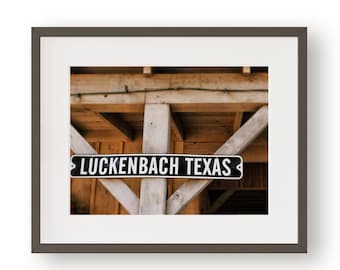 Texas Photography, Luckenbach Post Office, Texas Hill Country, Texas Wall Art, Dance Hall, Country Music Print