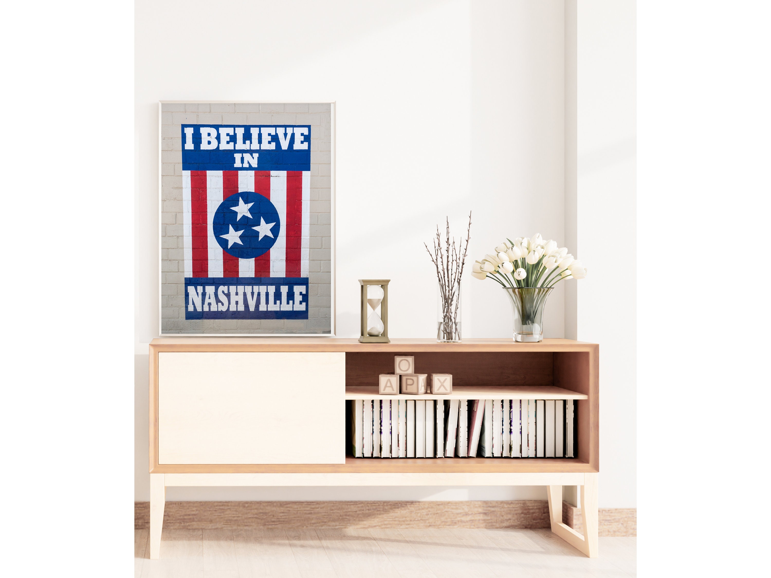 Nashville Wall Art Nashville Print Nashville Décor Street Etsy