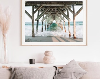 Wrightsville Beach Crystal Pier Print: North Carolina Coastal Art