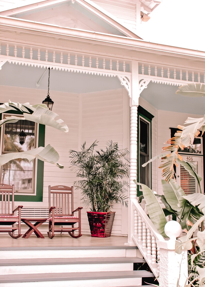 Key West Photography Key West Architecture Photography Pink Etsy