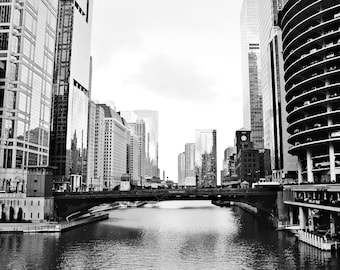 Chicago Photography, Chicago Wall Art, Chicago River, Chicago Art, Chicago Print