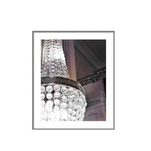 Shabby Chic Chandelier Print: Rustic Romantic Wall Art
