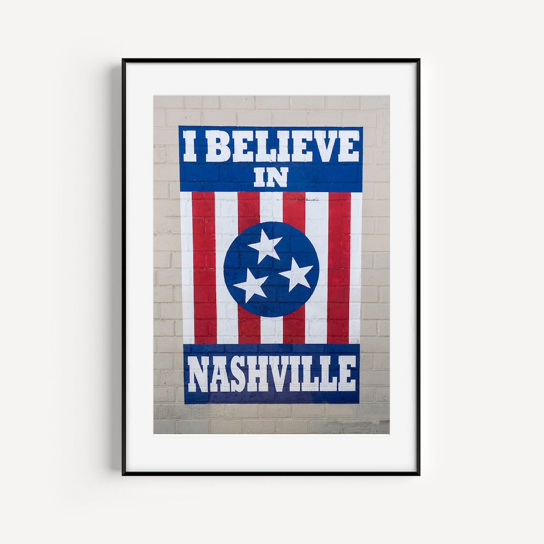 Nashville Wall Art, Nashville Print, Nashville Décor, Street Art Etsy