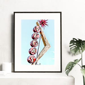 Las Vegas Art, Las Vegas Wall Art,  Vintage Vegas Print, Wall Art, Neon Sign Print
