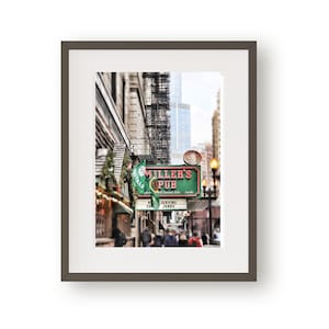 Chicago Photography, Miller's Pub Photo,  Chicago Wall Art, Chicago Print, Chicago Sign Photo