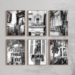 Savannah Wall Art, Savannah Print, Jones Street Print,  Set of Six Prints, Southern Décor