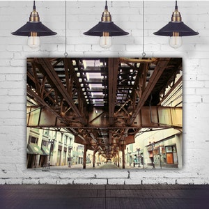Chicago Photography, The El, Chicago Wall Art, Chicago Print, Chicago Train Art, Fine Art Photography