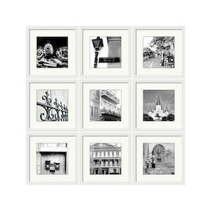 New Orleans Photography, New Orleans Wall Art, New Orleans Print, Set of 9 Prints
