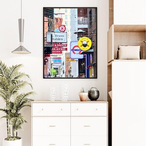 Nashville Wall Art, Nashville Print, Nashville Décor, Printers Alley