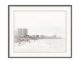 Clearwater Beach Photography, Ocean Photography, Coastal Print, Ocean Beach Wall Art, Spa Decor, Beach House Decor