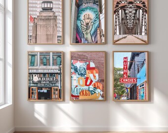 Louisville Photography Prints: Kentucky Wall Art, Set of 6