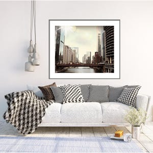 Chicago Photography, Chicago River, Chicago Wall Art, Chicago Print, Chicago Architecture Art,