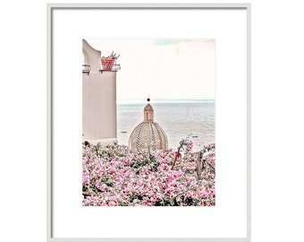 Positano Print: Amalfi Coast Italy Travel Photography