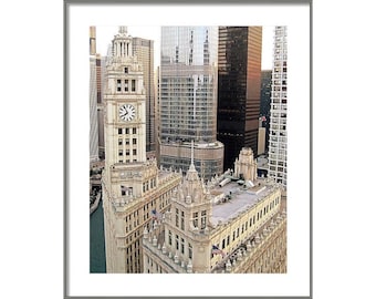 Chicago Art, Wrigley Building,  Chicago Print, Chicago Wall Art, Chicago Photography