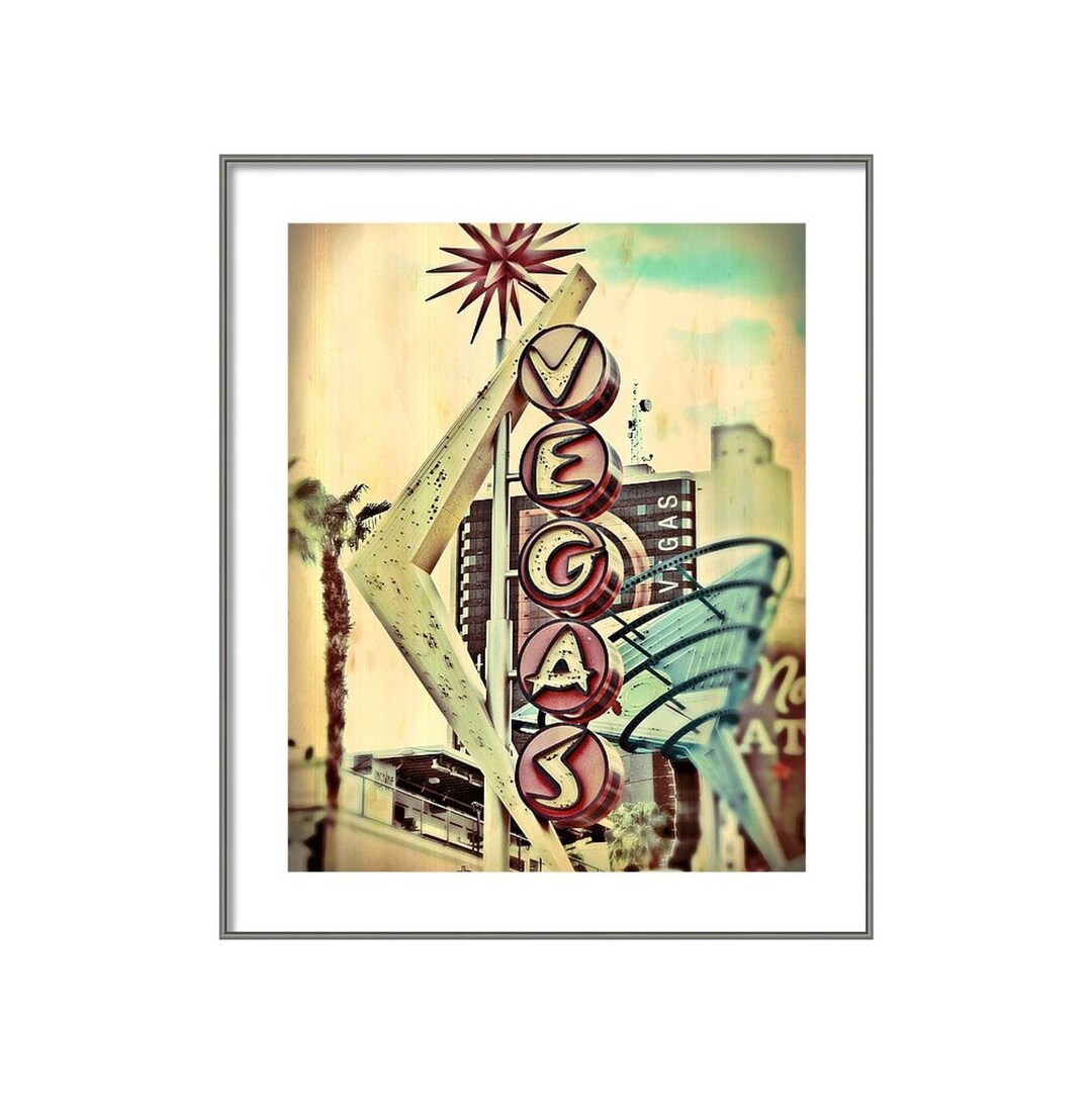 Las Vegas Wall Art, Vegas Art, Las Vegas Art, Neon Sign Wall Art, Las