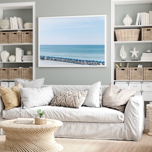 Watercolor Florida Beach Print: 30A Gulf Coast Photo