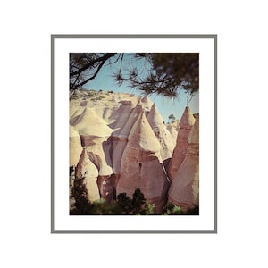 Tent Rocks Summit Photo: New Mexico Art Print, Southwest Decor