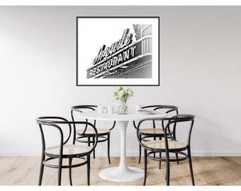 Arcade Restaurant Print: Memphis Wall Art, Elvis Presley