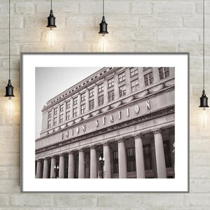 Chicago Wall Art, Chicago Union Station, Chicago Print, Chicago Photography