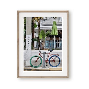 Key West Art, Key West Print, Bicycle Wall Art, Key West Photography