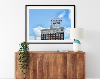 Western Auto Building Print: Kansas City Landmark Photography