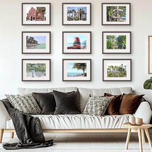 Key West Wall Art, Key West Florida,  Florida Keys, Set of 9 Prints