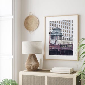 Chicago Photography, LaSalle Street Bridge, Chicago River, Chicago Wall Art, Chicago Print, Chicago Architecture Art