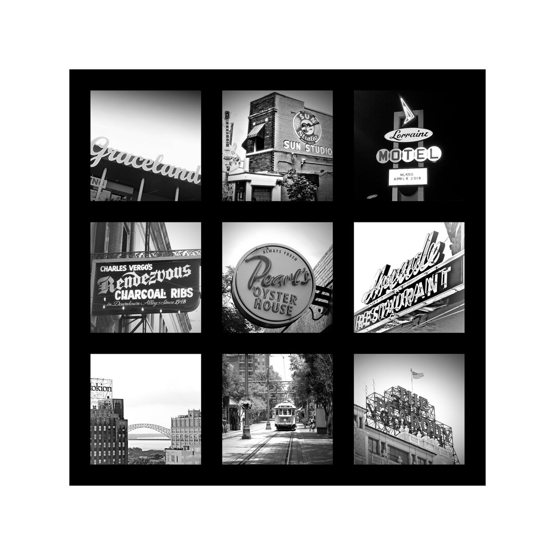 Memphis Art, Memphis Prints, Memphis Photography, Memphis Wall Art, Set