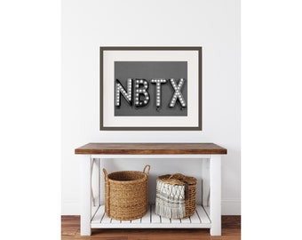 New Braunfels Texas Photography: NBTX Marquee Art