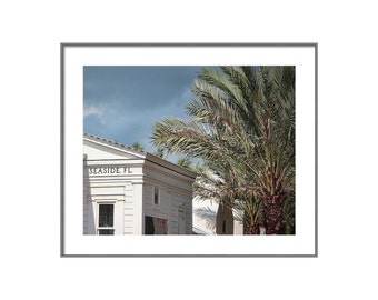 Seaside Post Office Photography Print - Highway 30A Florida Coastal Decor, Beach House Artwork