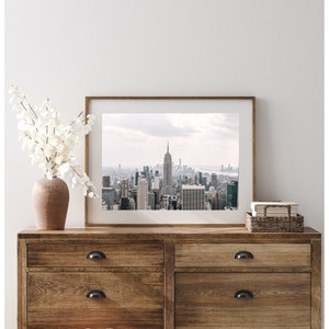 Empire State Building Print: New York City Skyline Photography