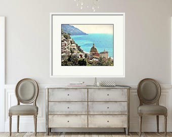 Positano Print: Amalfi Coast Italy Travel Photography