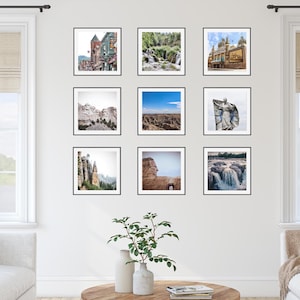 South Dakota Photography Print Set: Mount Rushmore, Badlands, Custer State Park image 1