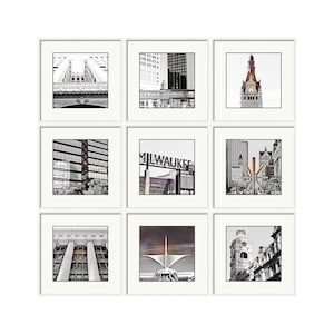 Milwaukee Photography, Milwaukee Art,  Milwaukee Wall Art, Wisconsin Photography, Set of 9 Prints