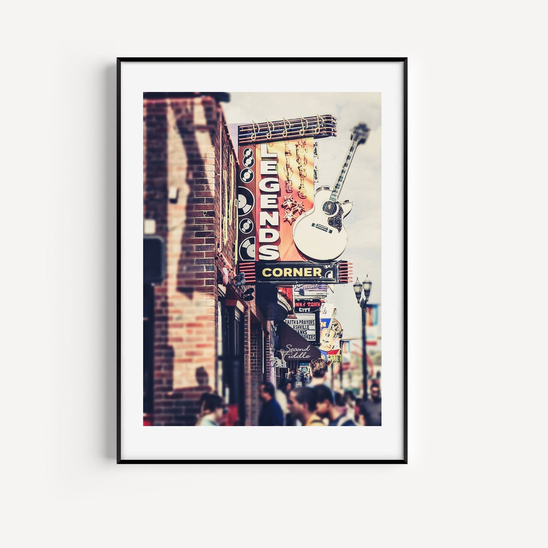 Nashville Wall Art Nashville Print Nashville Décor Legends Etsy