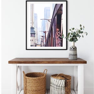 Chicago Photography, LaSalle Street Bridge, Chicago River, Chicago Wall Art, Chicago Print, Chicago Architecture Art