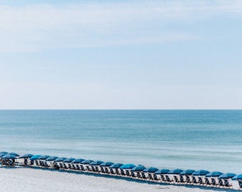 Florida Beach Print, Watercolor Beach Print, 30A Gulf Coast Print,  30A Florida Photo