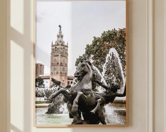 Kansas City Photography: Country Club Plaza Fountain Art