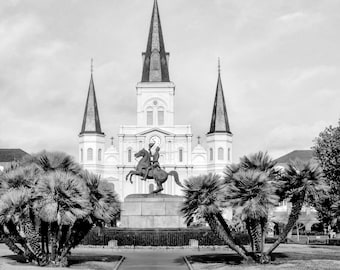 New Orleans Photography, St. Louis Cathedral, New Orleans Jackson Square,  New Orleans Photo
