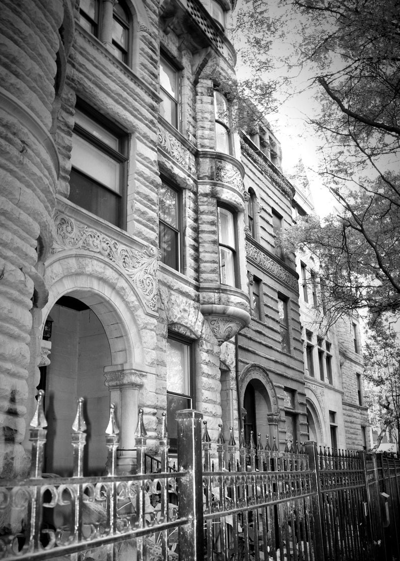 Chicago Photography Chicago Architecture Chicago Brownstone Etsy