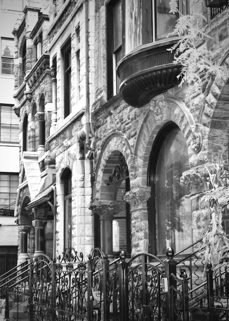 Chicago Photography Chicago Architecture Chicago Brownstone Etsy
