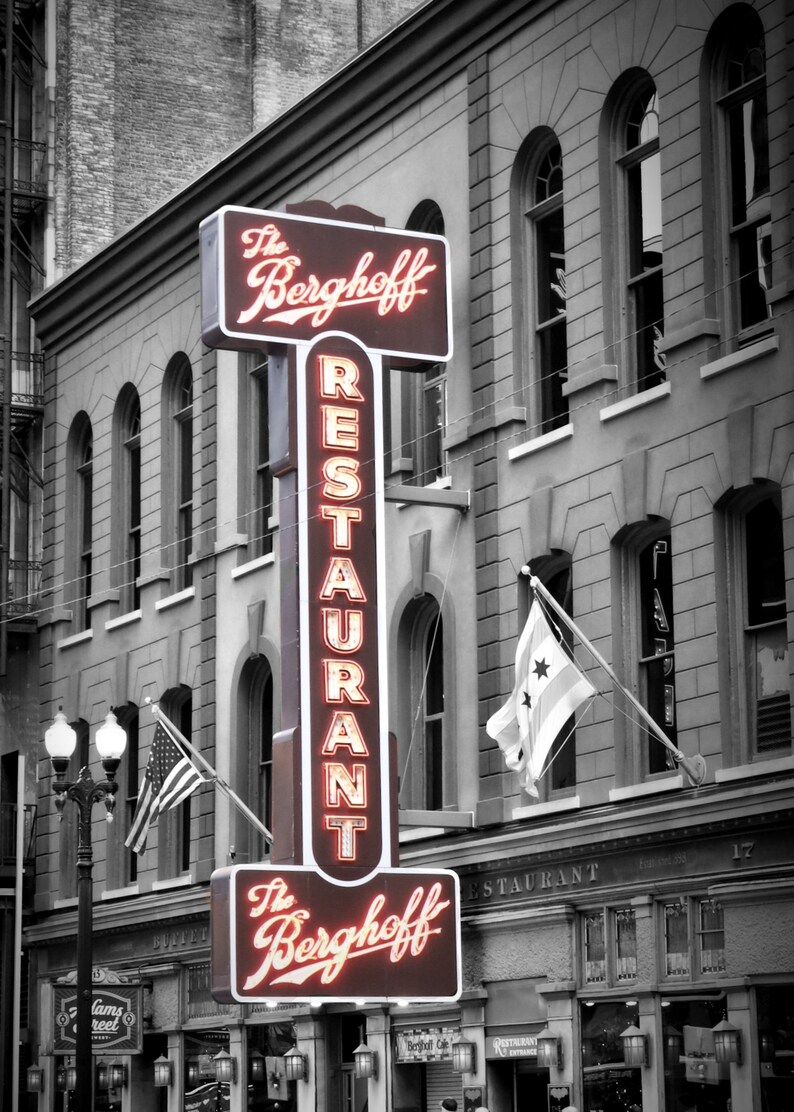 Chicago Photography The Berghoff German Restaurant Chicago Etsy