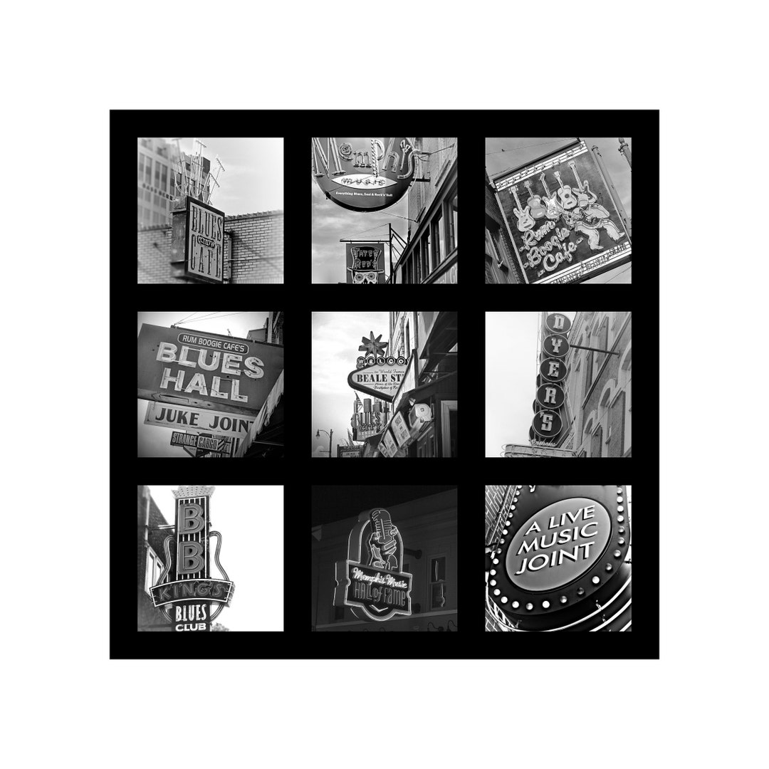 Memphis Photography, Beale Street Wall Art, Memphis Gallery Wall