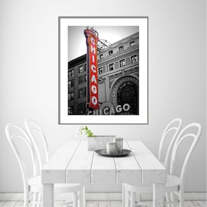 Chicago Photography, Chicago Wall Art, Chicago Theater, Chicago Print